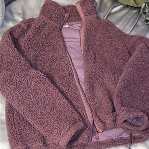Old navy furry zip up